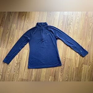 Paradox women’s medium base layer top, 1/4 zip, merino blend, DriRelease, purple